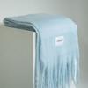COQUET HAIRY SOLID LONG MUFFLER BABY BLUE