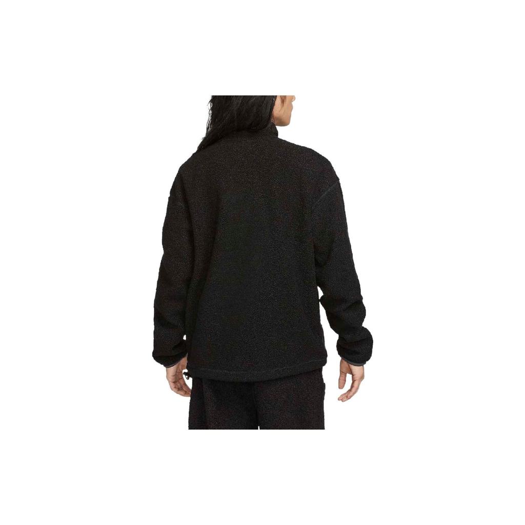 Nike FW22 Embroidered Solid Sweatshirt Men Tops Black DQ4194-097