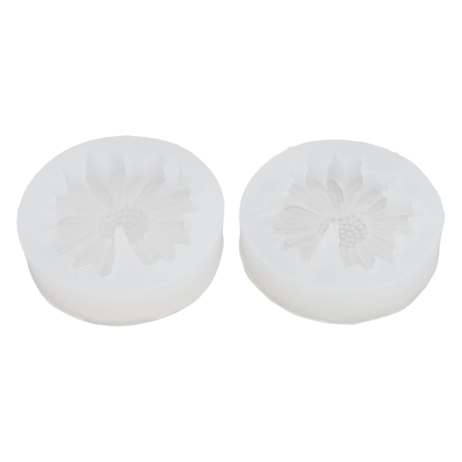 

2шт ромашки силиконовая форма для шоколада хризантема цветок помадка для украшения торта полимерная глина