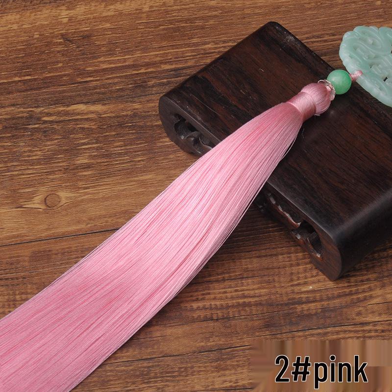 Traditional Hanfu Brooch & Waist Pendant - Longevity & Happiness Tassel Decoration