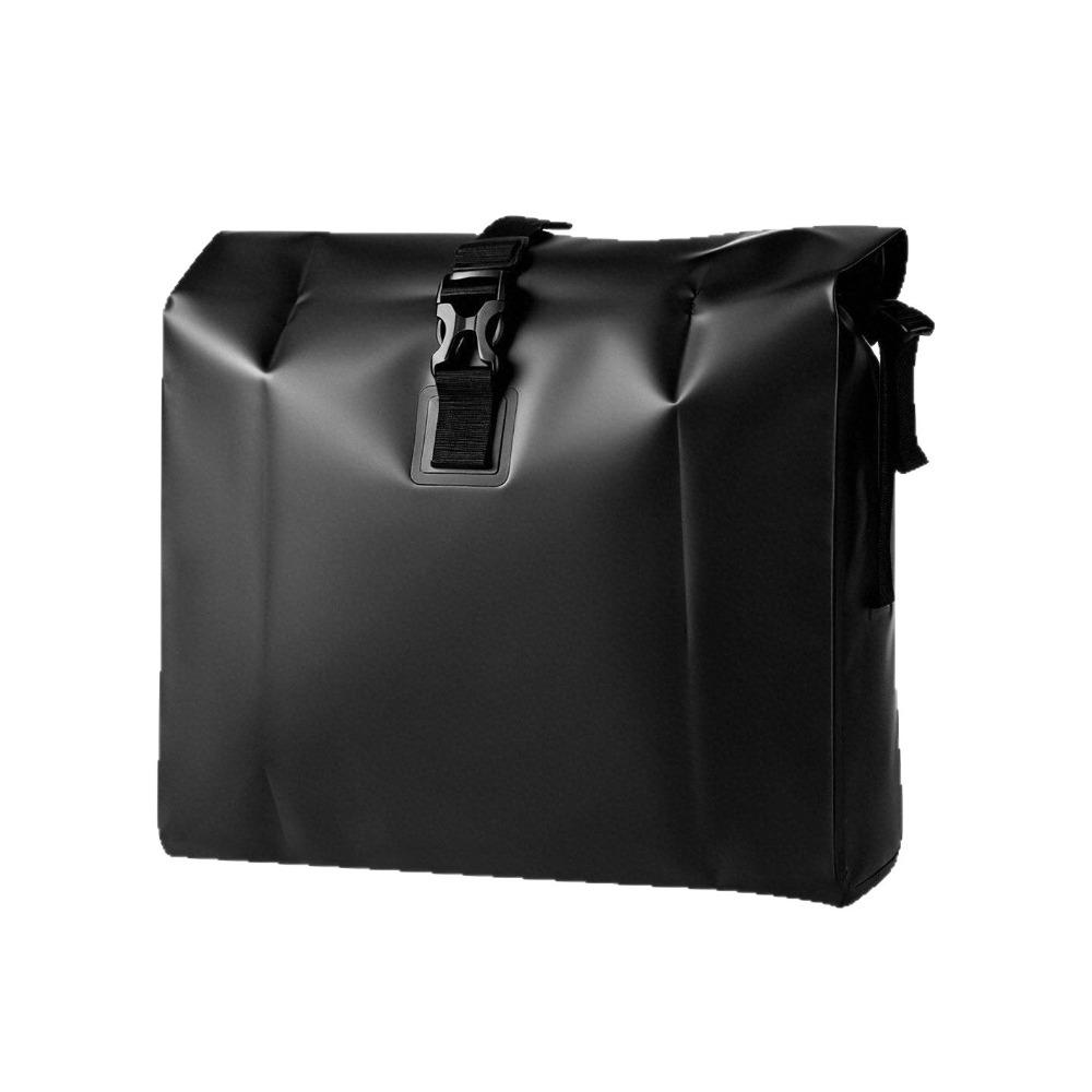 Water Resistant PVC Bike Pannier Bag Portable Design Rear Rack Bag  Mountain Bike