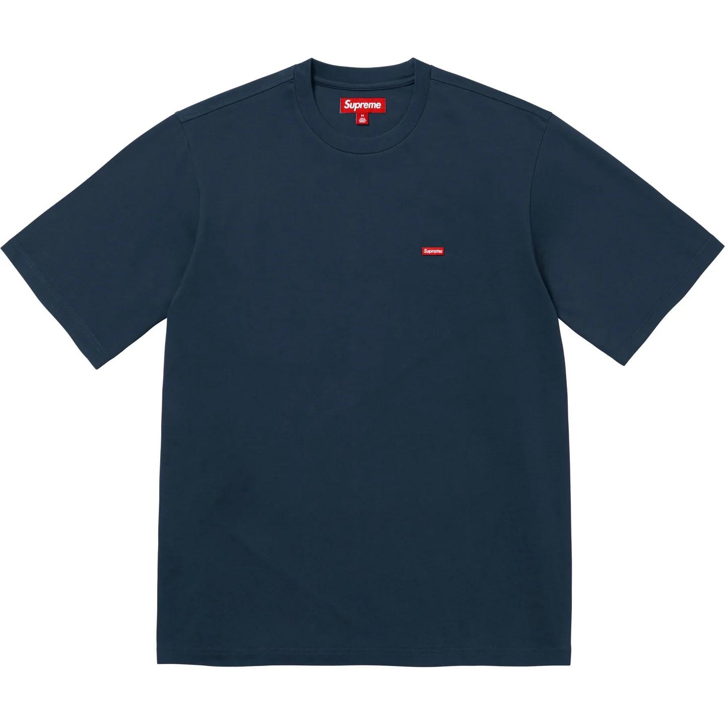 Supreme Small Box Tee Navy L