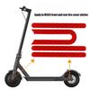 4pcs Electric Scooter Front Rear Wheel Tyre Cover Protective Shell Reflective Sticker for Xiaomi M365 Skateboard Parts
