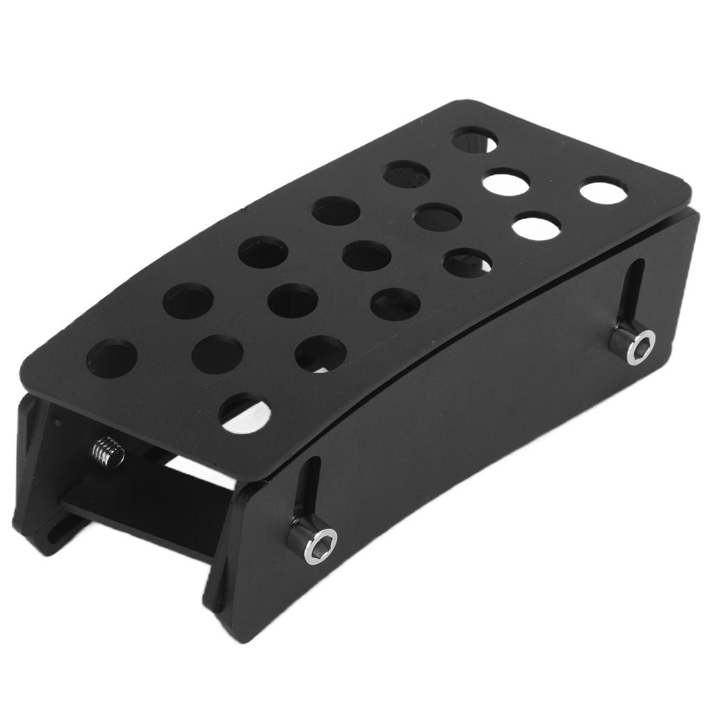 Accelerator Raised Pedals Foot Rest Iron Black Modification Replacement for Wrangler JK 2007‑2017