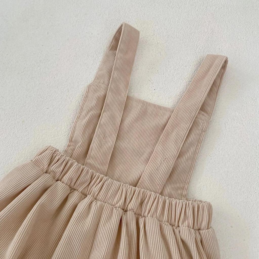 2024 Wiosenny Zestaw Kardiganu i Spodenek na Szelkach z Haftem dla Dziewczynki