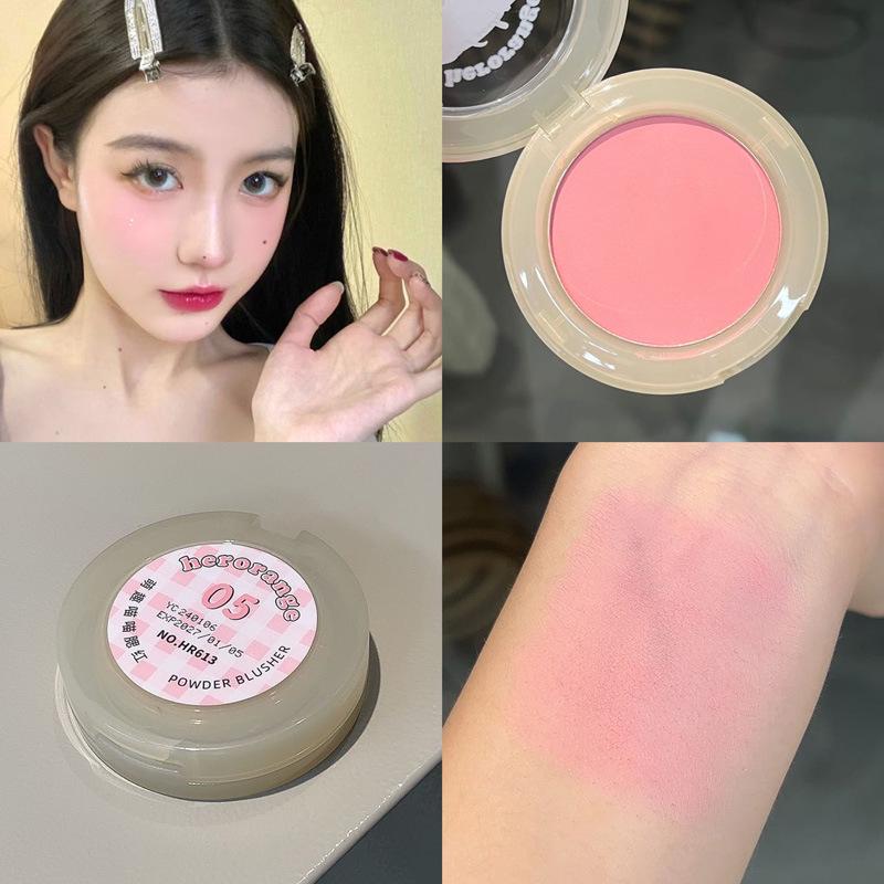 Cute Cartoon Meow Blush & Brightener Palette - Matte Finish