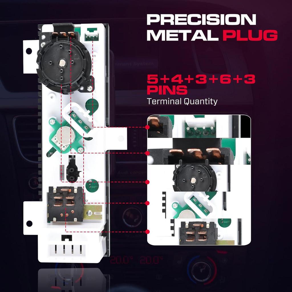 Compatible with 1998-2003 Dodge RAM A/C Climate Control Module (Part #55055459AA)