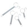 Bird Cage Door Spring Hooks 5Pcs 6cm 7cm 8.5cm 11.5cm Metal Snap Hook Strong Tension Springs for Secure Locking