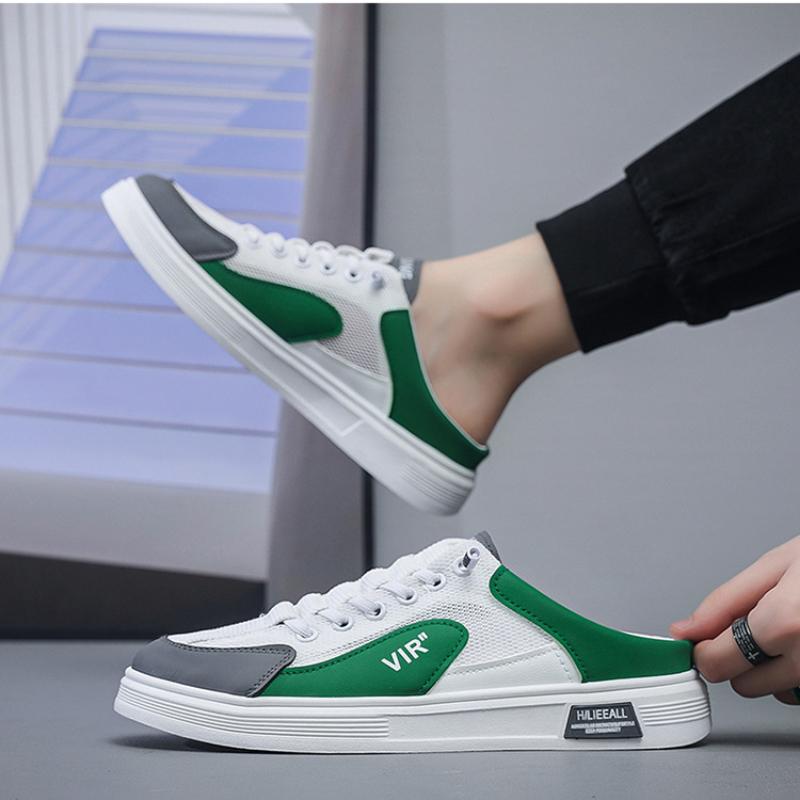 Módní Pánská obuv pro volný čas Letní outdoorové pantofle pro muže 2024 Pohodlné prodyšné pánské polobotky ploché ploché boty Chanclas Hombre