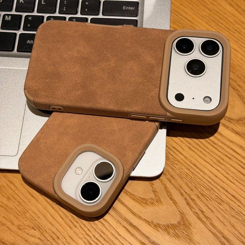 

Non-Slip Sweat-Proof Full Coverage Suede Phone Case for iPhone 17/16 ProMax - Dirt-Resistant with Large Hole Design. iPhone 13