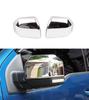 Car Rearview Side Mirror Cover For Ford F150 2015 2016 2017 2018 2019 2020 Wing Cap  StickerView Case Trim Carbon Fiber Black