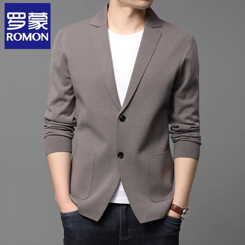 Men s Business Knitted Cardigan Jacket XL