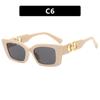 Rectangle Trendy Sunglasses Women Men Brand Designer Fashion Sun Glasses Female Male Cool Punk Mirror Oculos De Sol