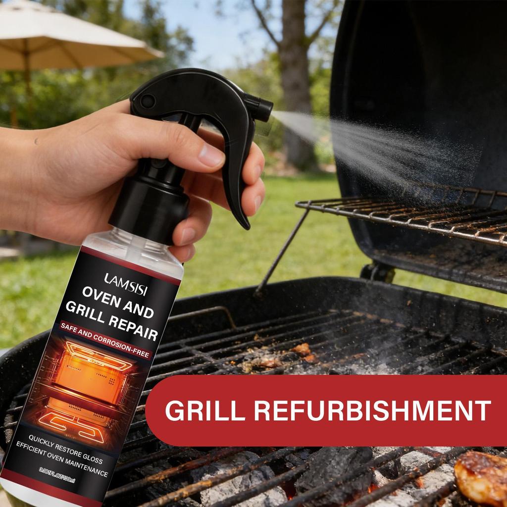 OVEN AND GRILL REPAIR-Instant Renovation-No Disassembly And Renovation-Strong Decontamination-100ml