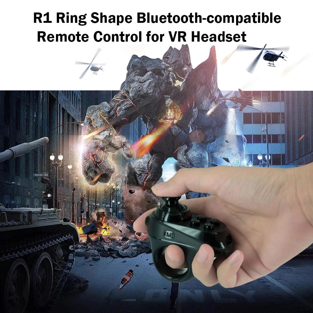 R1 Ringförmige Fernbedienung Bluetooth-kompatibel 4.0 Kabelloser Gamepad für iPhone Android Telefon VR Headset Spiel-Joystick