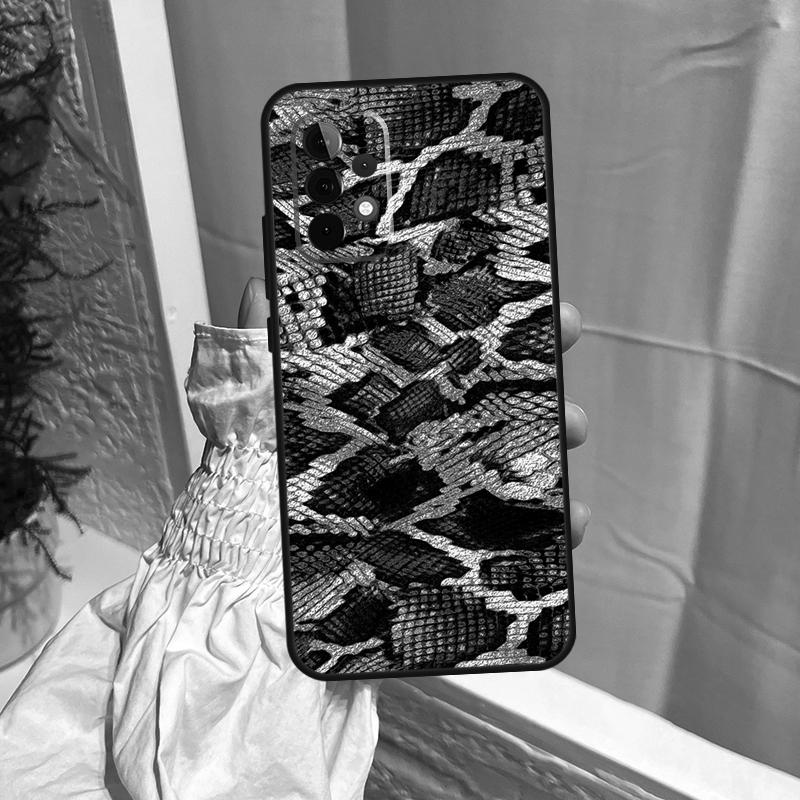 Schlangenhaut-Print Hülle Für Samsung Galaxy A54 A34 A13 A23 A33 A53 A73 A12 A14 A22 A32 A52 A51 A71 A21S Hülle