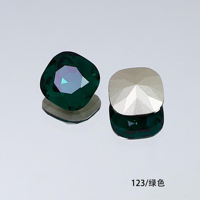 10Pcs Crystal K9 Glass Drill Tip Bottom Drill Fat Square Special-Shaped Nail Drill Clothing Accessories