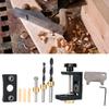 3 In 1 Doweling Jig Wood Drilling Guide Locator Hole Puncher Woodworking Tool (Type B)