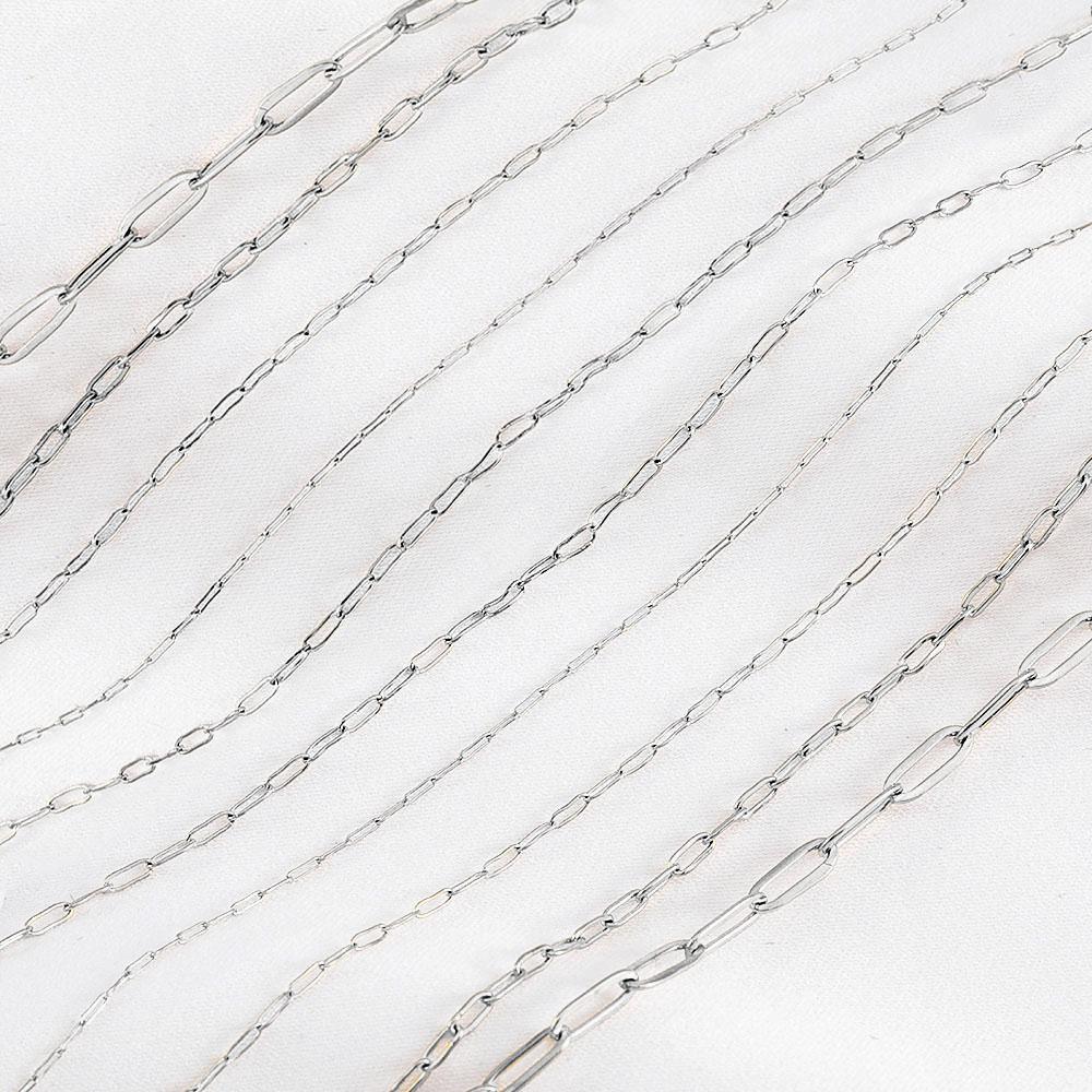 

0.5M 1M 2M Gun Black Stainless Steel 2.5mm to 6mm Thin Frame Link Chain for Jewelry Making Findings DIY Necklace Bracelet Chain 2.5mm 0.5Meter