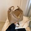 Autumn new high-end lychee pattern lock single shoulder oblique span trendy women's bag