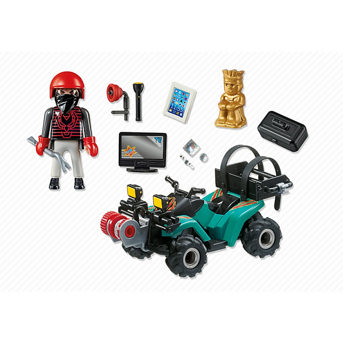 

Playmobil 6879 Городской экшн-квадроцикл с добычей грабителей