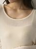Gelato Pique Sheer Pullover PWNT254098 IVR Free Size Women's