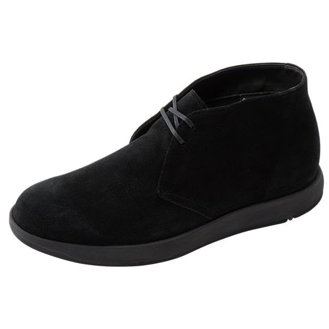 

Chukka Traditional Business Black Brushed 2E [Runwalk] Boots, Sneakers, GORE-TEX, Casual, Men s, 237, 24.5 cm,