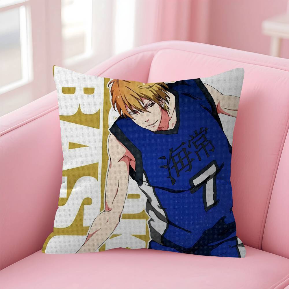 Federa cuscino anime Kuroko No Basket copricuscino divano decorazione stanza casa regalo per bambini