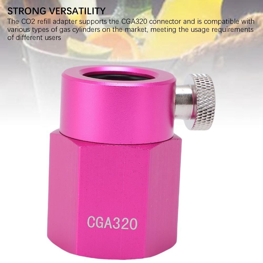 Quick Connect Quick Connect Adapter CGA320 Soda Maker Adapter CO2 Refill Adapter CO2 Cylinder