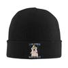 I Am Pibble Dog Puppy Wash Clean My Belly Funny Meme Knitting Hat  Beanie Hats Thermal Elastic Bonnet Hats Autumn Winter Caps