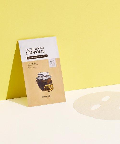 SKINFOOD Royal Honey Propolis Enrich Mask (Total 20 Sheets)