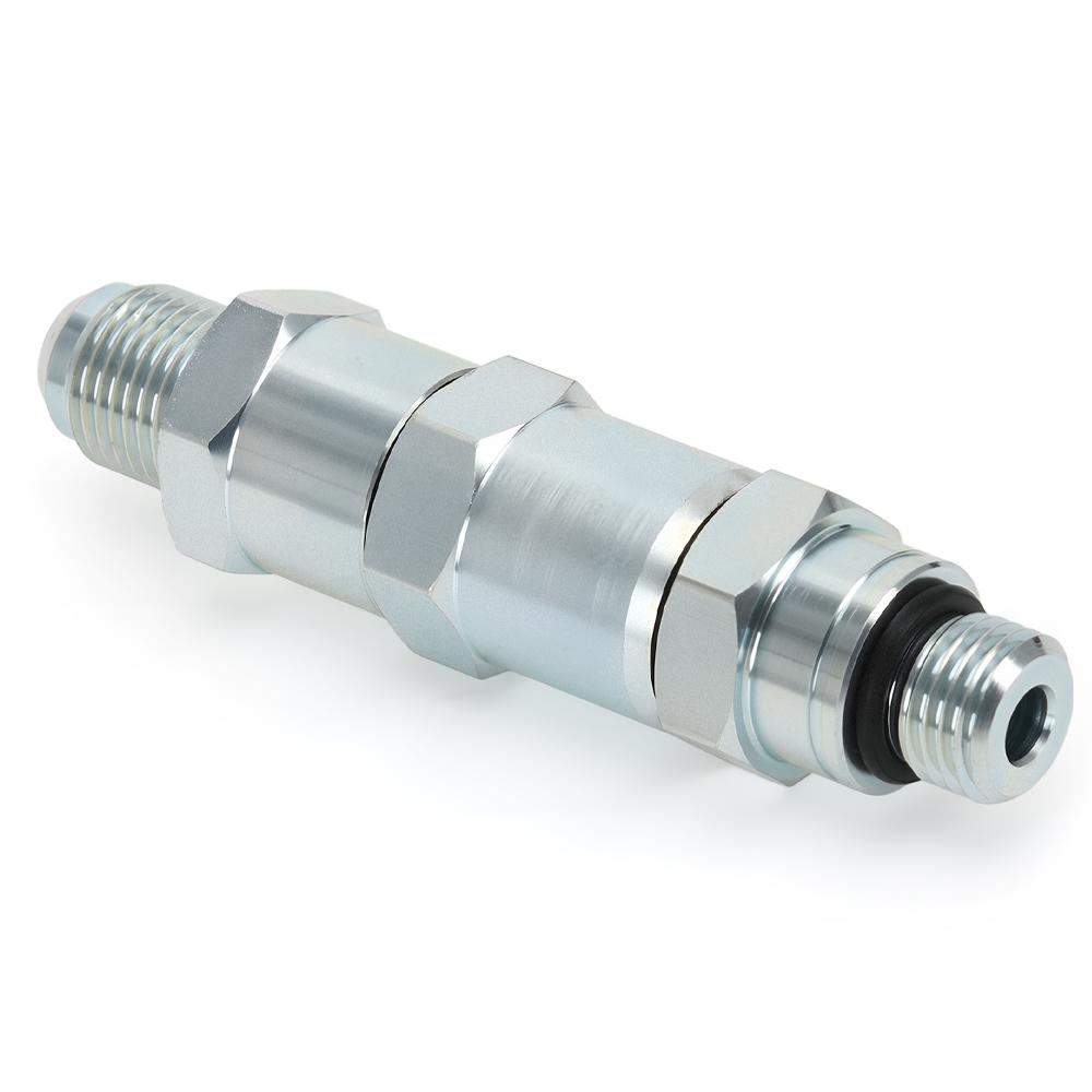 Fuel Check Valve Regulator M14x1.5 Male X 5/8-18 Male Pipe For Detroit Diesel Series 60 14.0L Engine Fuel System Fittings7