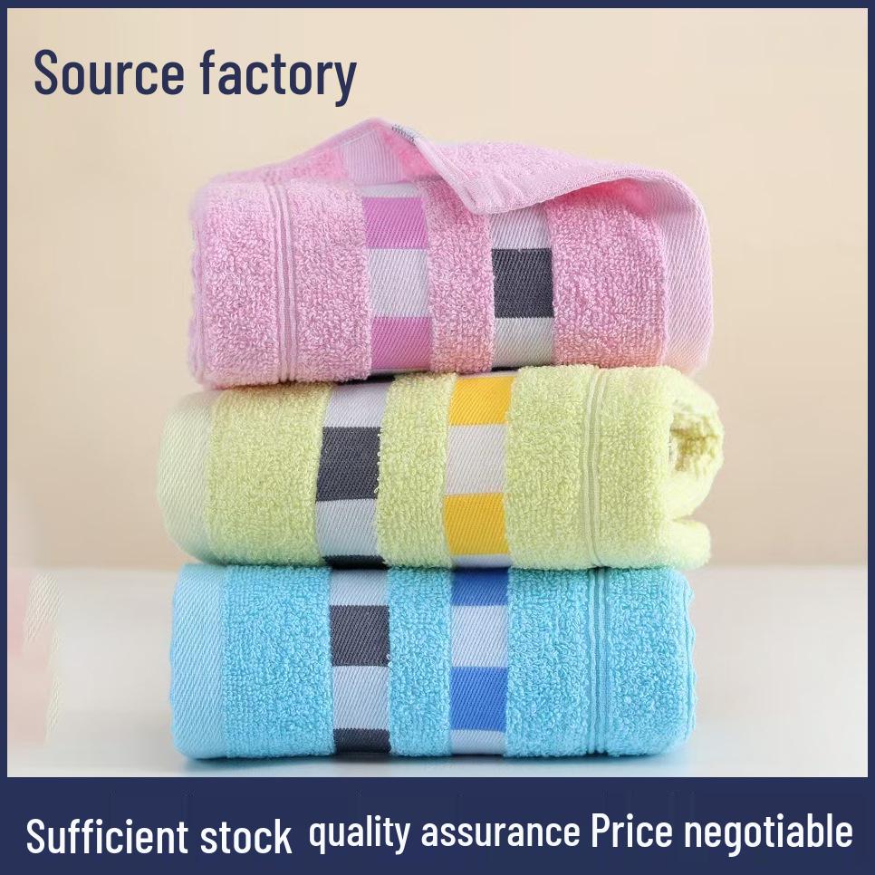 100% Cotton Thickened Bath & Face Towel - Soft, Absorbent, Adult Use, Perfect Gift
