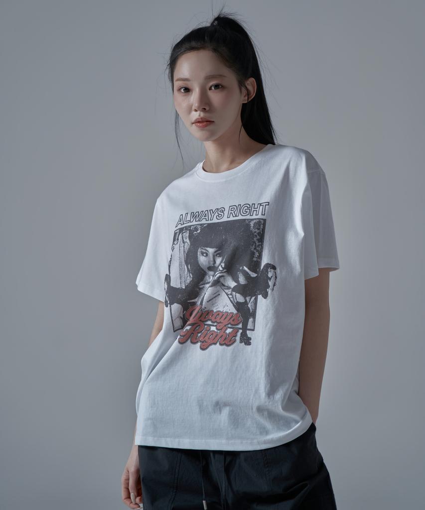 WAARFORWOMAN Wt-68 Girls' Short Sleeve T-Shirt_White