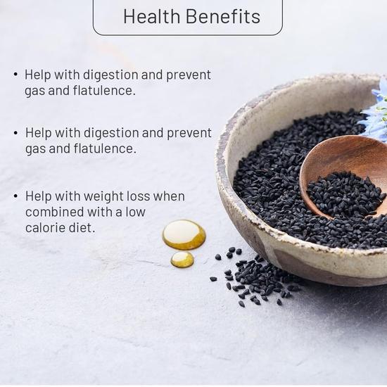 Chounk Black Cumin Seeds 900g | Kalonji Seeds for Hair Growth | Kalonji Seeds 900g | Natural | Culinary Spice | Health Benefits