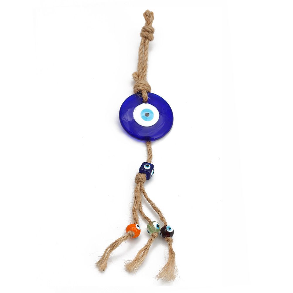 Eye Bead Handmade Crafts Evil Eye Pendant Wall Hanging Evil Eye Beads Keychain Evil Eye Keyring