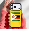 Etui na telefon z flagą Zimbabwe dla iPhone 17 Air 16e 15 14 13 Pro Max Tylna obudowa dla 12 11 Pro Coque