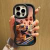 Ae76 Dog Color Doodle Design Art Protective Phone Cases for Samsung S24 Plus S23 Ultra A14 A55 A06 Honor X9b Motorola OnePlus Big Wave TPU Back Cover