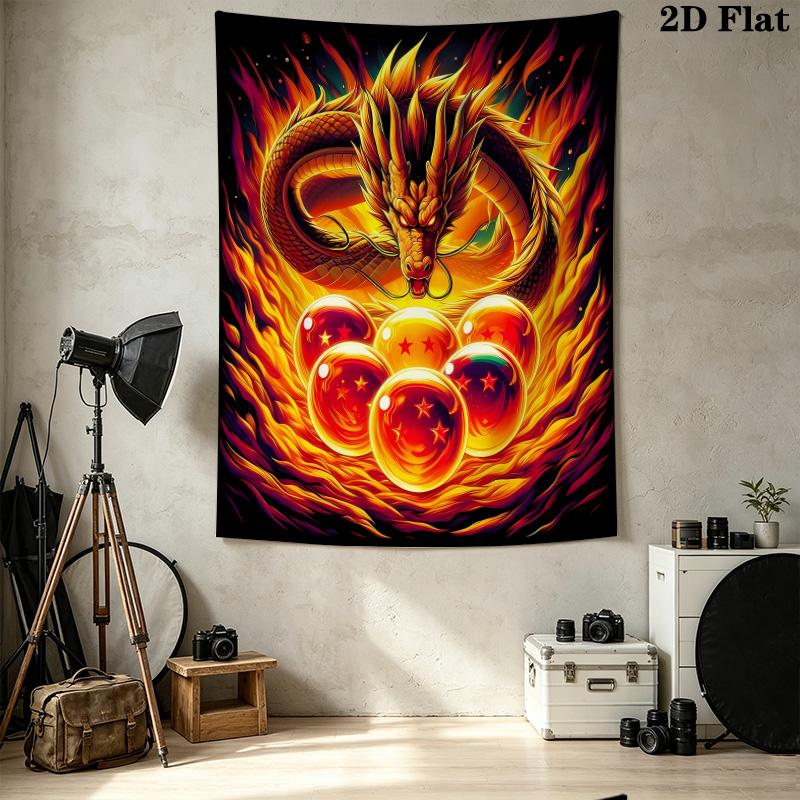 Dragon Ball Super Wall Tapestry Aesthetic Wall Hanging Printed Fabric Blanket Decorative Tapestries For Bedroom Living Room Home Decor