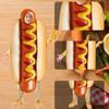 Unisex Adult Kids Hot Dogs Fancy Jumpsuit Halloween Hot Dogs Costume Food Hotdog Outfit Halloween Cosplay Costumes