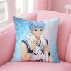 Hot Anime K-Kuroko'S Basketball Cushion Cover Pillowcase Short Plush Invisible Zipper Room Sofa Cushion Cover