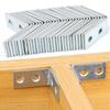 5 Stück/10 Stück 1,5 mm Dicke 90 Grad Rechtwinklige Winkelhalterung Schrank- und Garderobenmontage