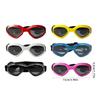 Foldable Dog Sunglasses for Outdoor Windproof Waterproof Pet Eye Glasses For Small Dogs With Adjustable Elastic Strap