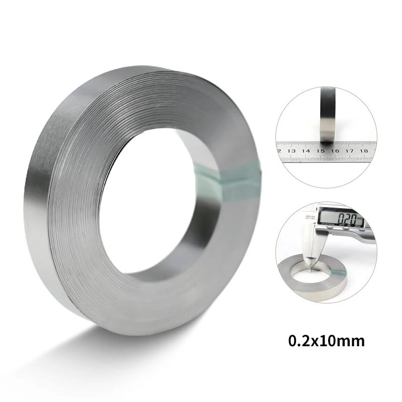 10m/Roll Nickel Plated Strip 18650 Li-ion Battery Connector 0.1mm 0.12mm 0.15mm 0.2mm Spot Weld Steel Belt Battrey Connectors