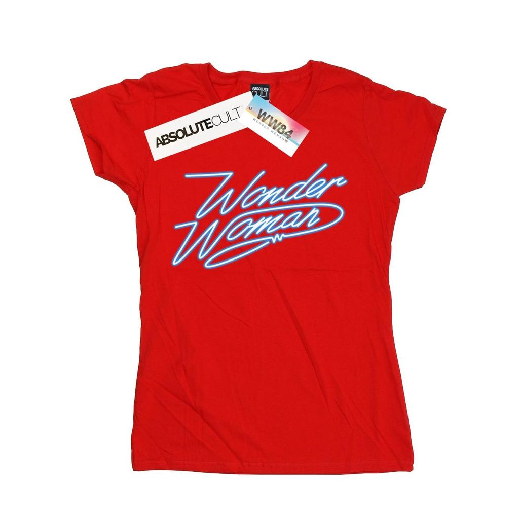 DC Comics Womens/Ladies Wonder Woman 84 Neon Wonder Woman Cotton T-Shirt