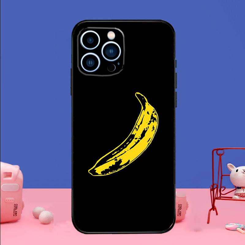 Cartoon Cute Fruit Yellow Banana Phone Case For iPhone 16 15 14 13 12 11 17 Pro Max Plus 12 13 mini 16e 17 Air Bumper Cover