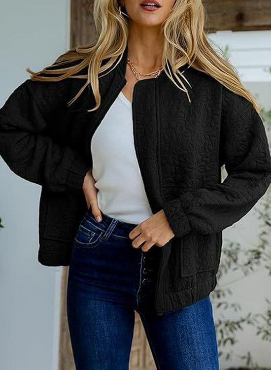 Autumn/Winter 2025 Jacquard Long Sleeve Zipper Cardigan