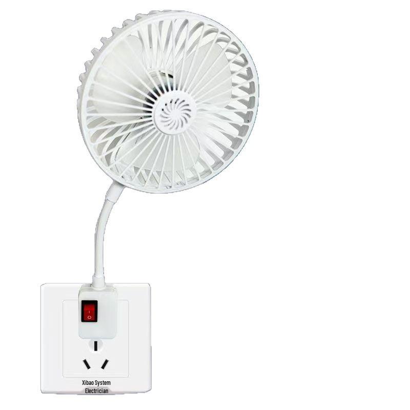 Adjustable Silent Desktop & Wall-Mount Fan for Home & Office