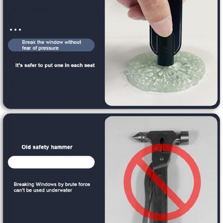Car Window Breaker Essential Safety Tool for Drivers BeReady for Vehicles Car