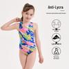 Girls' Anti-Chlorine One-Piece Swimwear for Teens - Ideal for Swim Training